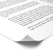 Der lebendige Christus Poster (Ecke)