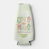 Der lebendige Fun Cinco de Mayo Party Flaschenkühler (Vorderseite)