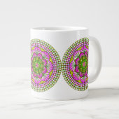 Der lebendige Multicolor Jumbo Art Cup Jumbo-Tasse (Vorderseite Rechts)