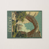 Der lebendige Nationalpark der Retro-Arches Puzzle (Horizontal)