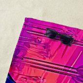 Der lebendige Neon Gorilla in einem surrealen Dsch Strandtuch (Beispiel)