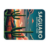 Der lebendige saguaro Nationalpark Magnet (Horizontal)