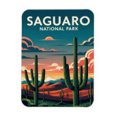 Der lebendige saguaro Nationalpark Magnet (Vertikal)