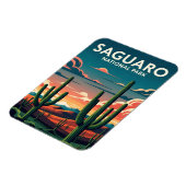Der lebendige saguaro Nationalpark Magnet (Linke Seite)