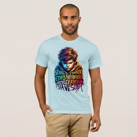 Der lebendige T - Shirt Jugendkunst (Vorne ganz)