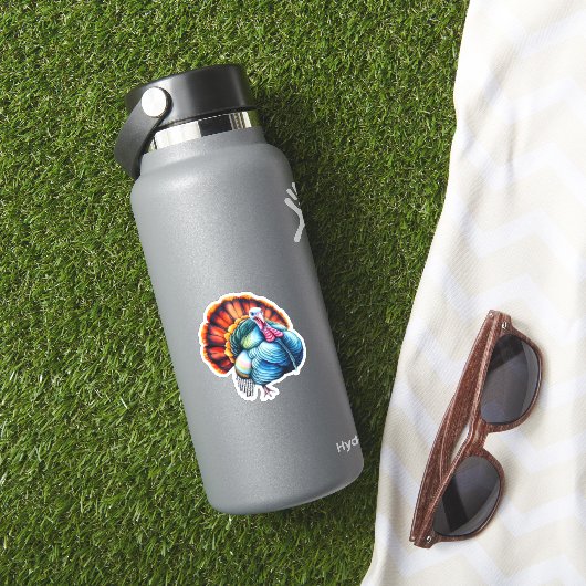 Der lebendige türkische Pride Art Classic T - Shir Aufkleber (HydroFlask Insitu)