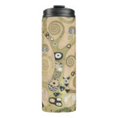 Der Lebensbaum, Gustav Klimt Ölgemälde Thermosbecher (Vorderseite)