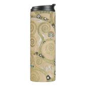 Der Lebensbaum, Gustav Klimt Ölgemälde Thermosbecher (Nach links gedreht)