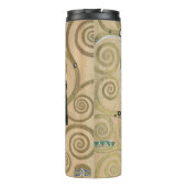 Der Lebensbaum, Gustav Klimt Ölgemälde Thermosbecher (Rückseite)