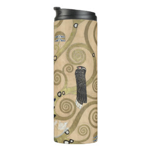 Der Lebensbaum, Gustav Klimt Ölgemälde Thermosbecher