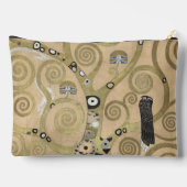 Der Lebensbaum, Gustav Klimt Ölgemälde Zubehörtasche (Rückseite)