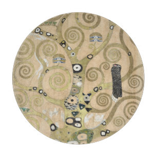 Der Lebensbaum, Gustav Klimt Ölmalerei Schneidebrett