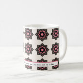 Der Lebensweg ist eine Wahl | ROSE Kaffeetasse (VorderseiteRechts)