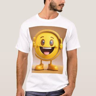 Der Lebenszyklus der Emoji im Gesicht T-Shirt