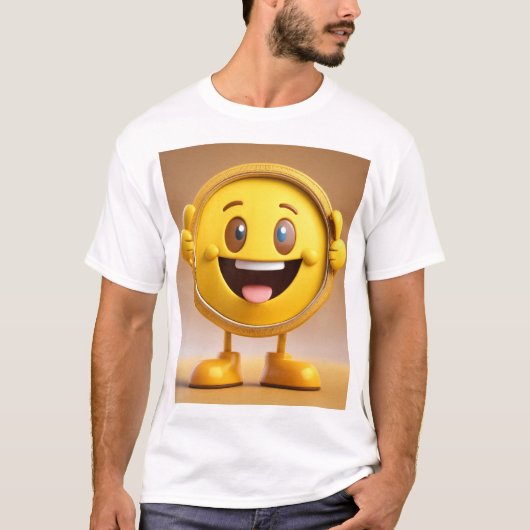 Der Lebenszyklus der Emoji im Gesicht T-Shirt (Vorderseite)