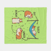 Der Lebenszyklus eines Guinea Pig Fleecedecke (Vorderseite (Horizontal))