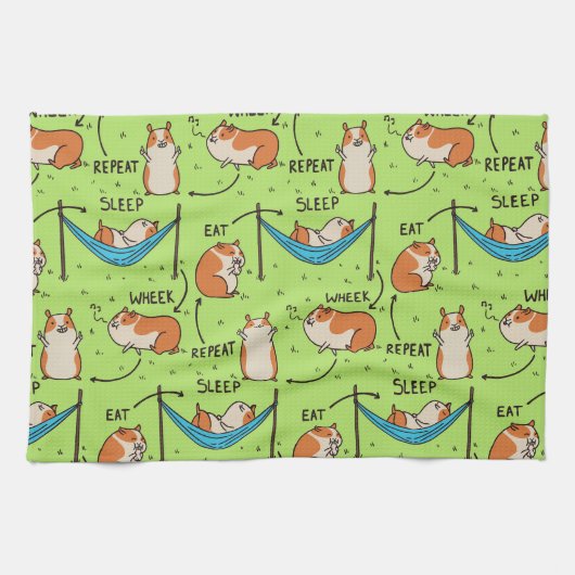 Der Lebenszyklus eines Guinea Pig Geschirrtuch (Horizontal)
