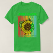 Der Leberkrebskrieger wählt Unterstützung Behalten T-Shirt (Design vorne)