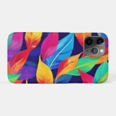 Der lebhafte Herbst hinterlässt Abstrakte Kunst Case-Mate iPhone Hülle (Rückseite (Horizontal))
