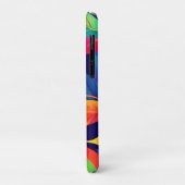 Der lebhafte Herbst hinterlässt Abstrakte Kunst Case-Mate iPhone Hülle (Hinten/Links)