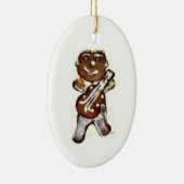 Der Lebkuchen-Mann Keramik Ornament (Rechts)