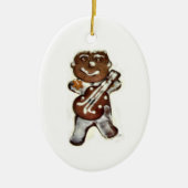 Der Lebkuchen-Mann Keramik Ornament (Vorne)