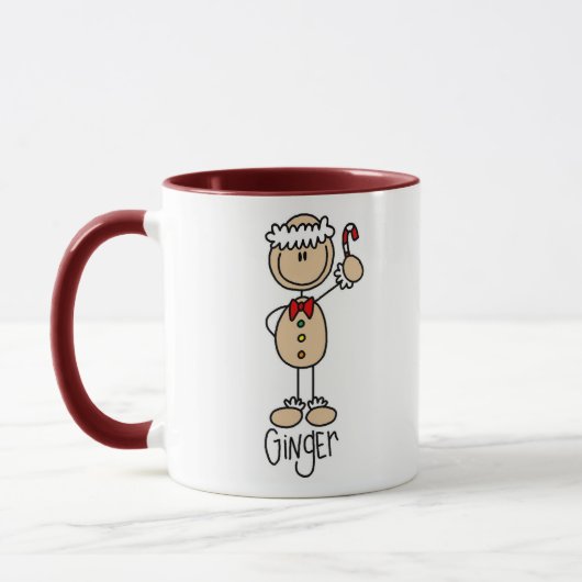 Der Lebkuchenmann-Becher Tasse (Links)
