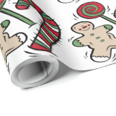 Der Lebkuchenmann - Geschenkpapier (Rolleneckpunkt)