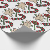 Der Lebkuchenmann - Geschenkpapier (Ecke)