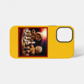 Der Lebkuchenmann schüttelt mit seiner Schwester iPhone Hülle (Rückseite (Horizontal))