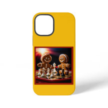 Der Lebkuchenmann schüttelt mit seiner Schwester