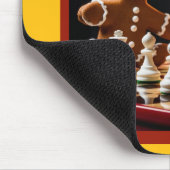 Der Lebkuchenmann schüttelt mit seiner Schwester Mousepad (Ecke)