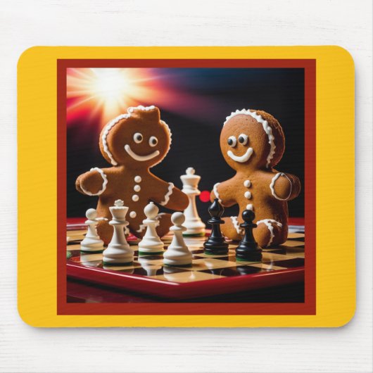 Der Lebkuchenmann schüttelt mit seiner Schwester Mousepad (Vorne)