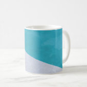 Der leere graue Boden am Pool Kaffeetasse (VorderseiteRechts)