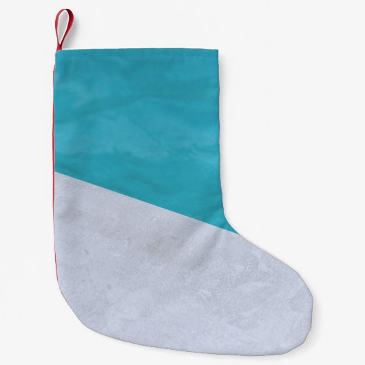 Der leere graue Boden am Pool Kleiner Weihnachtsstrumpf (Vorderseite)