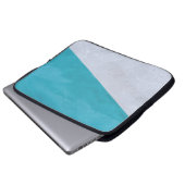 Der leere graue Boden am Pool Laptopschutzhülle (Vorne Knopf)