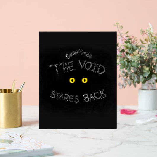 Der leere Halt zurück Acrylschild (Hochzeit)