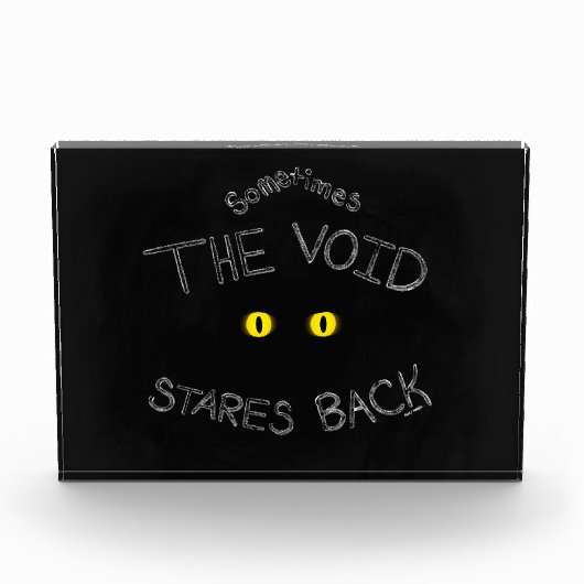 Der leere Halt zurück Fotoblock (Vorderseite)
