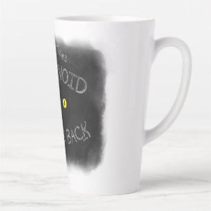 Der leere Halt zurück Milchtasse