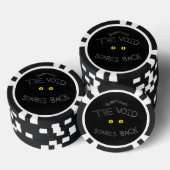 Der leere Halt zurück Pokerchips (Stapel)
