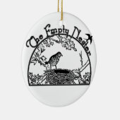 Der leere Nester Keramik Ornament (Rechts)