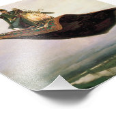 Der leere Teppich von Viktor Vasnetsov (1880) Fotodruck (Ecke)