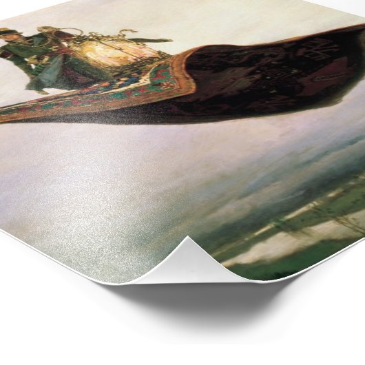 Der leere Teppich von Viktor Vasnetsov (1880) Fotodruck (Ecke)