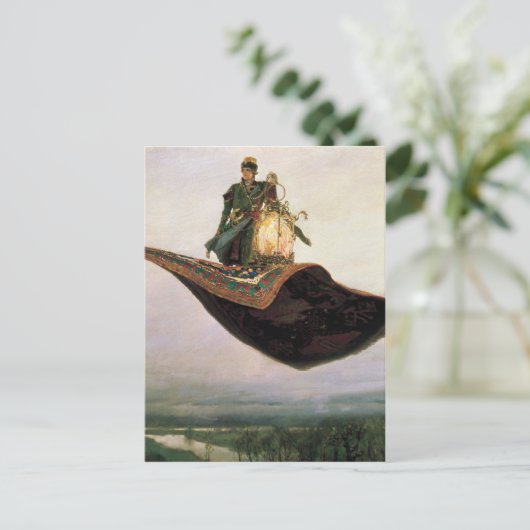 Der leere Teppich von Viktor Vasnetsov (1880) Postkarte (Stehend Vorderseite)