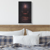 Der leere Thron des Schicksals Leinwanddruck (Insitu (Schlafzimmer))