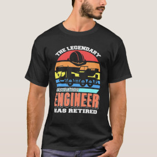 Der legendäre Bauingenieur hat die T-Shirt