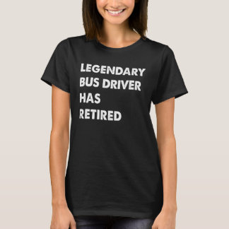 Der legendäre Busfahrer hat sich gelehnt T-Shirt