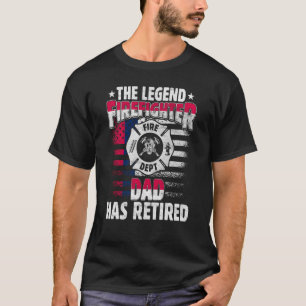 Der legendäre Feuerwehrmann-Vater hat die ermüdete T-Shirt