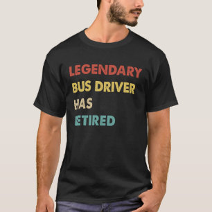 Der legendäre Retro-Busfahrer wird müde T-Shirt