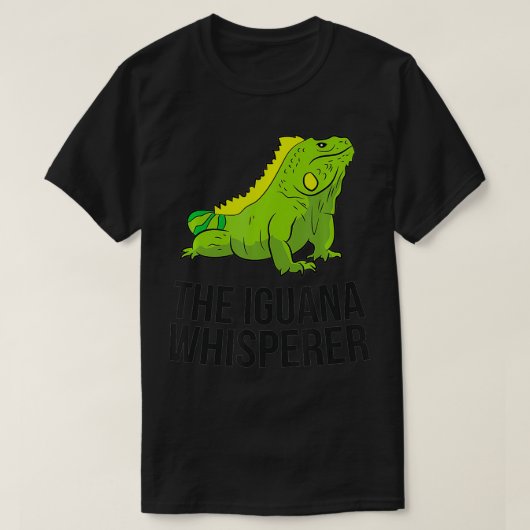 Der Leguan-Flüsterer Gecko-Echse T-Shirt (Design vorne)